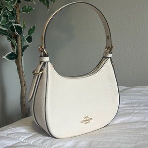 Ivory COACH Kleo Hobo Shoulder Bag in perfect condition